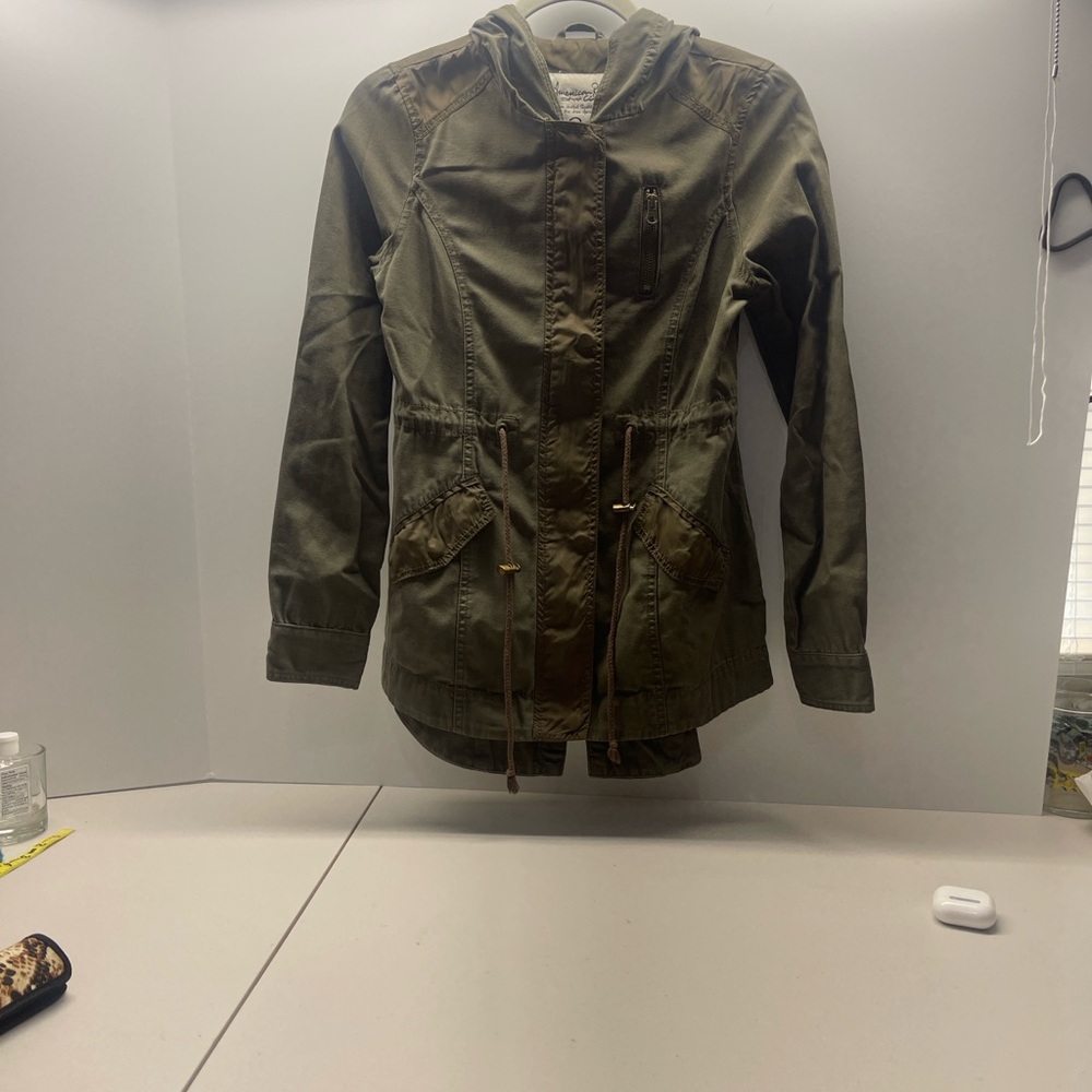 American Rag Green Army Jacket - Small - Picture 2 of 5